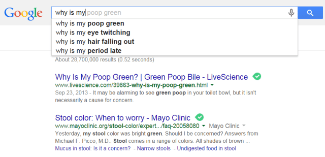 Green Poop