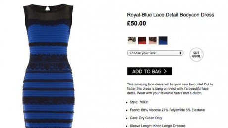 Here's the dress as advertized