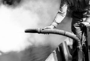 Picture of mosquito fogging, courtesy of CDC.