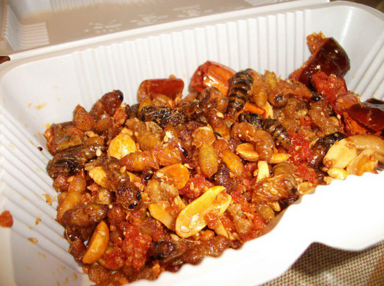 Peanuts and Wasp Pupae from China PC: Miles Zhang