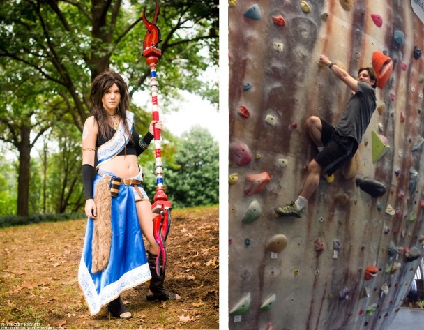 We have hobbies outside of Entomology too.  I cosplay and Joe does slightly more normal things like rock climbing.  PC: Ken AD Photography (Left)  A Guy Named Stephen (Right)