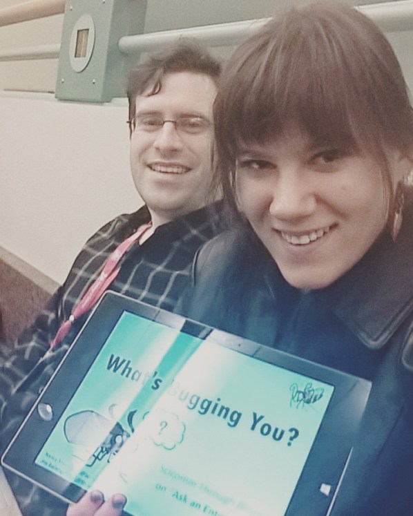 Joe and I were working on our talk for tomorrow this afternoon!