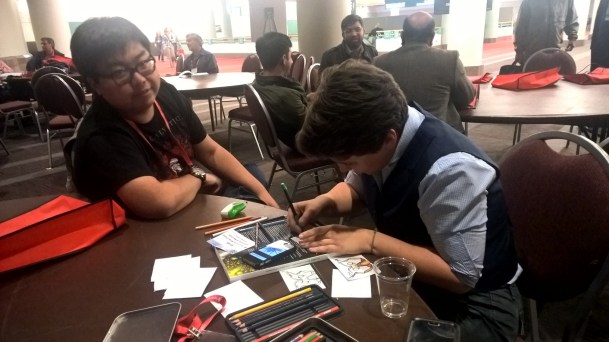 Carly is an amazing scientist but also draws super cool comics!