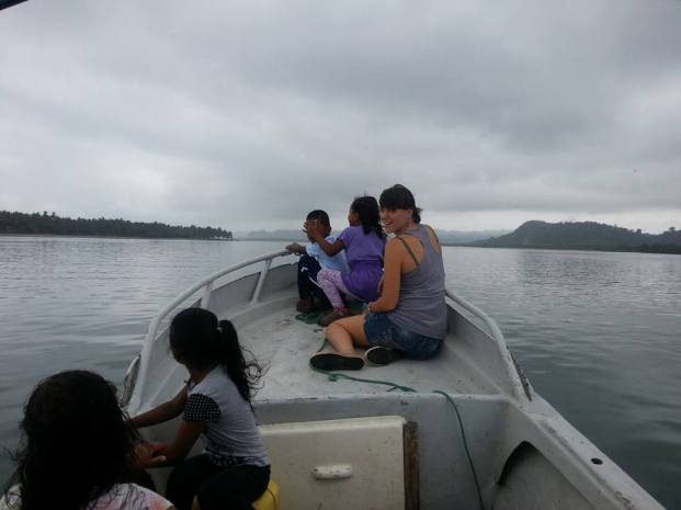 We take boat rides to look at the nature.