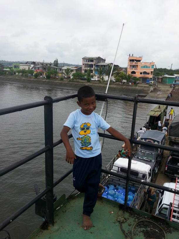 You have to take a boat to the "other side" to get to the store, pharmacy, and clothing markets.