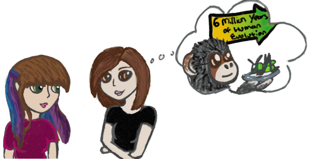 This was from when I did the blog post with Dr. Julie Lesnik. She thinks about eating bugs in an evolutionary time frame. 