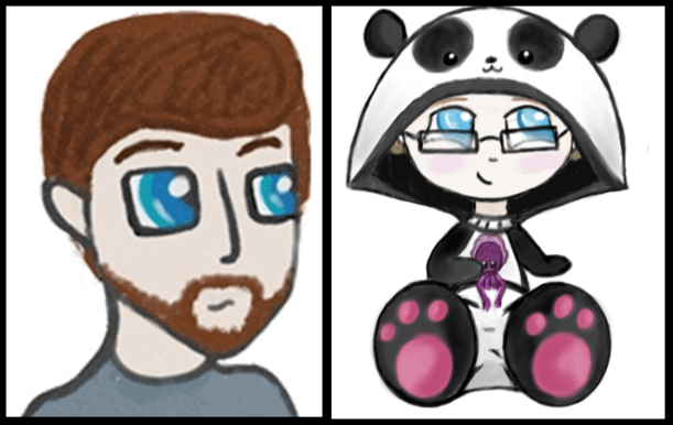 I'll draw you! Left is classic AaE style and right is Chibi, you donate $10 I'll draw for you. 