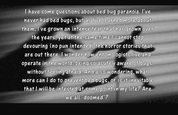 How can you effectively manage insect paranoia?
